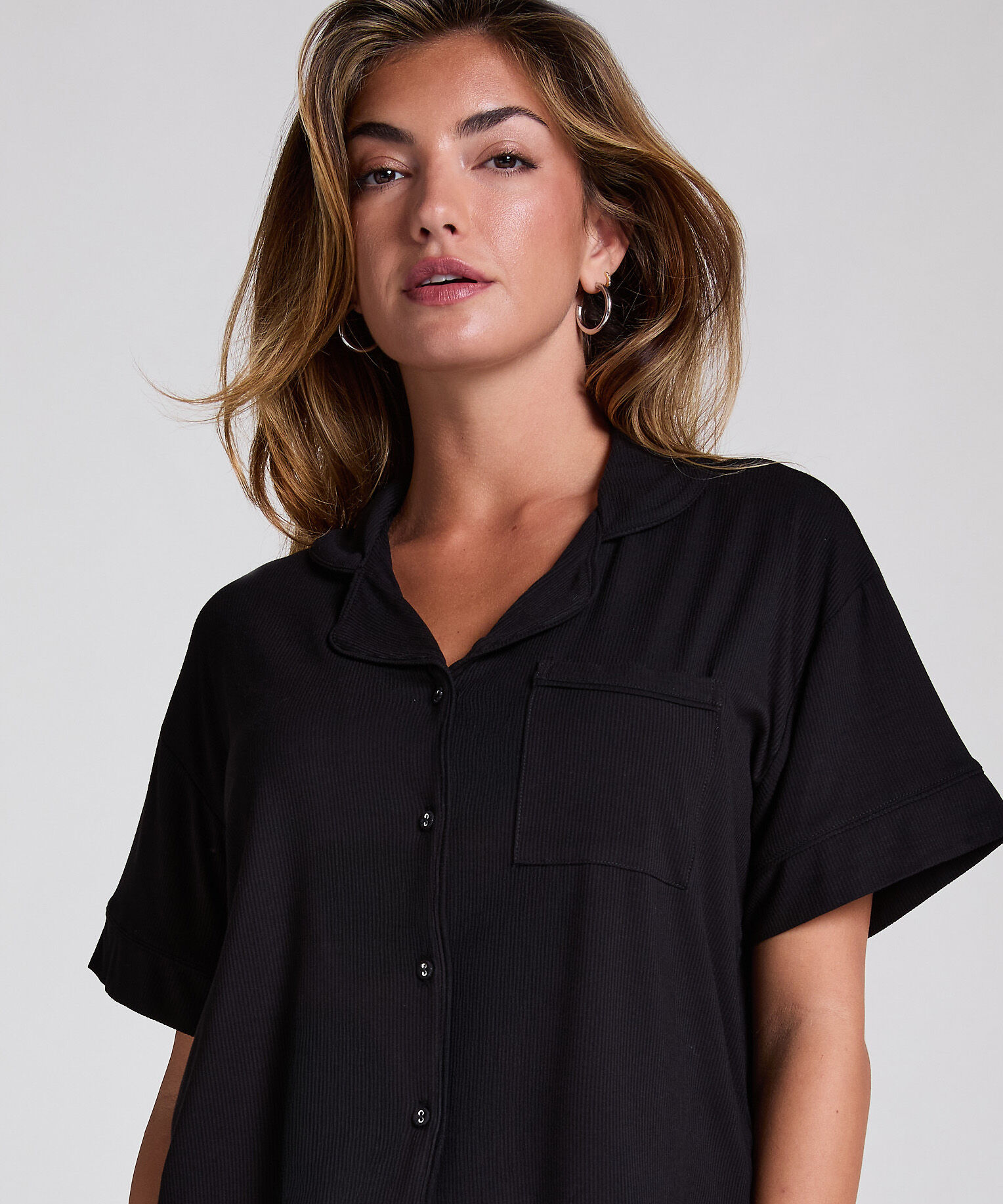 Veste en Velours, Noir Veste en Velours, Noir