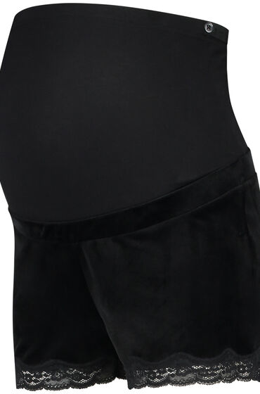 Hunkemöller Short de grossesse Velours Noir