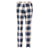 Pyjamahose Check, Blau