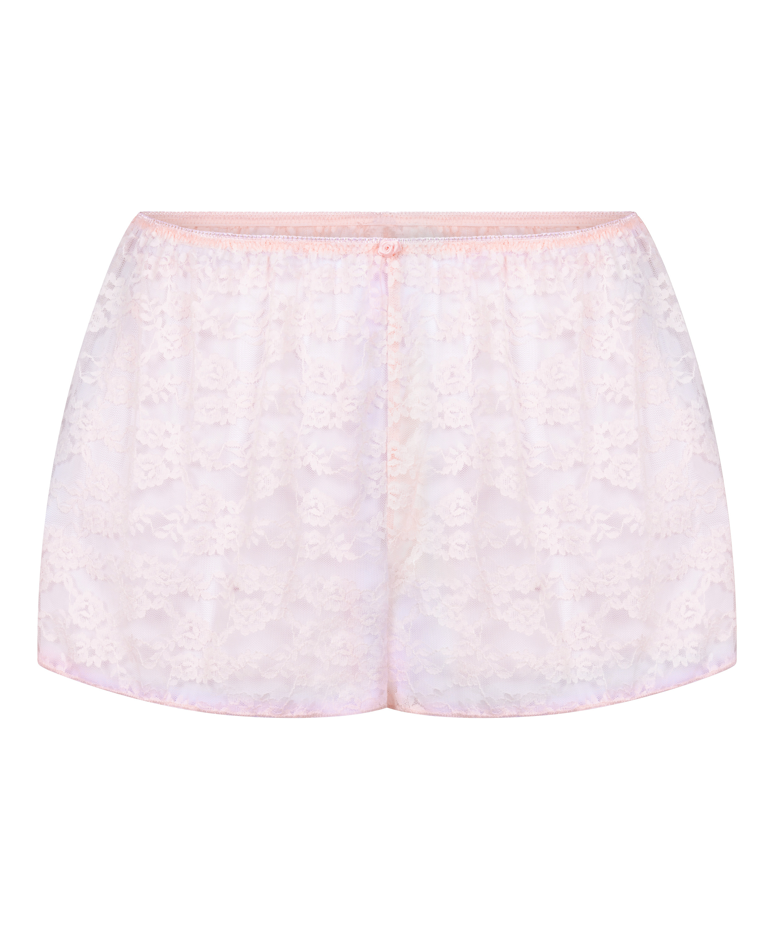 Shorts aus Allover-Spitze, Rose, main