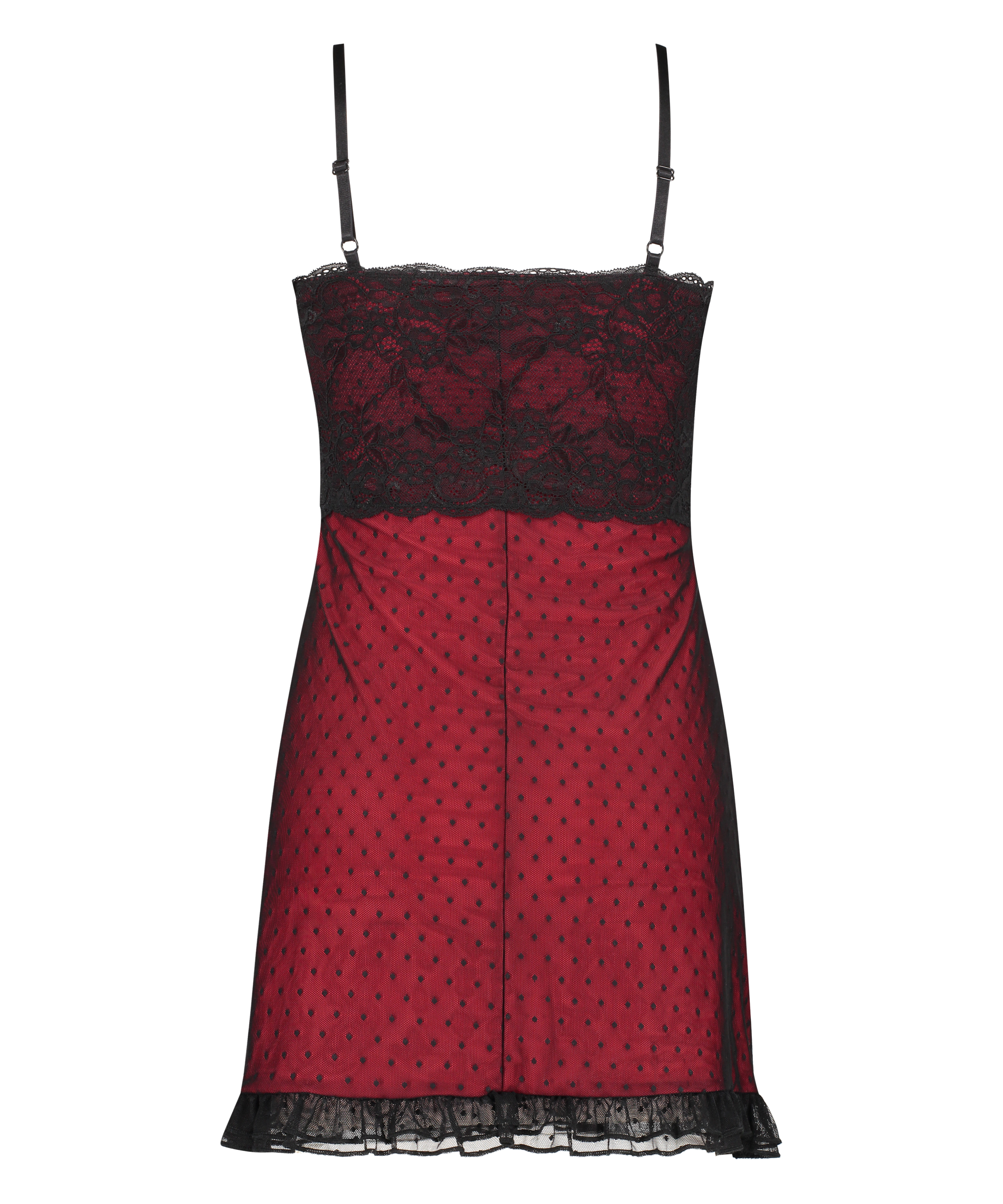 Slipdress Bandeau, Rot, main