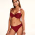 Foldover Bikinislip Sunset Dream, Rot