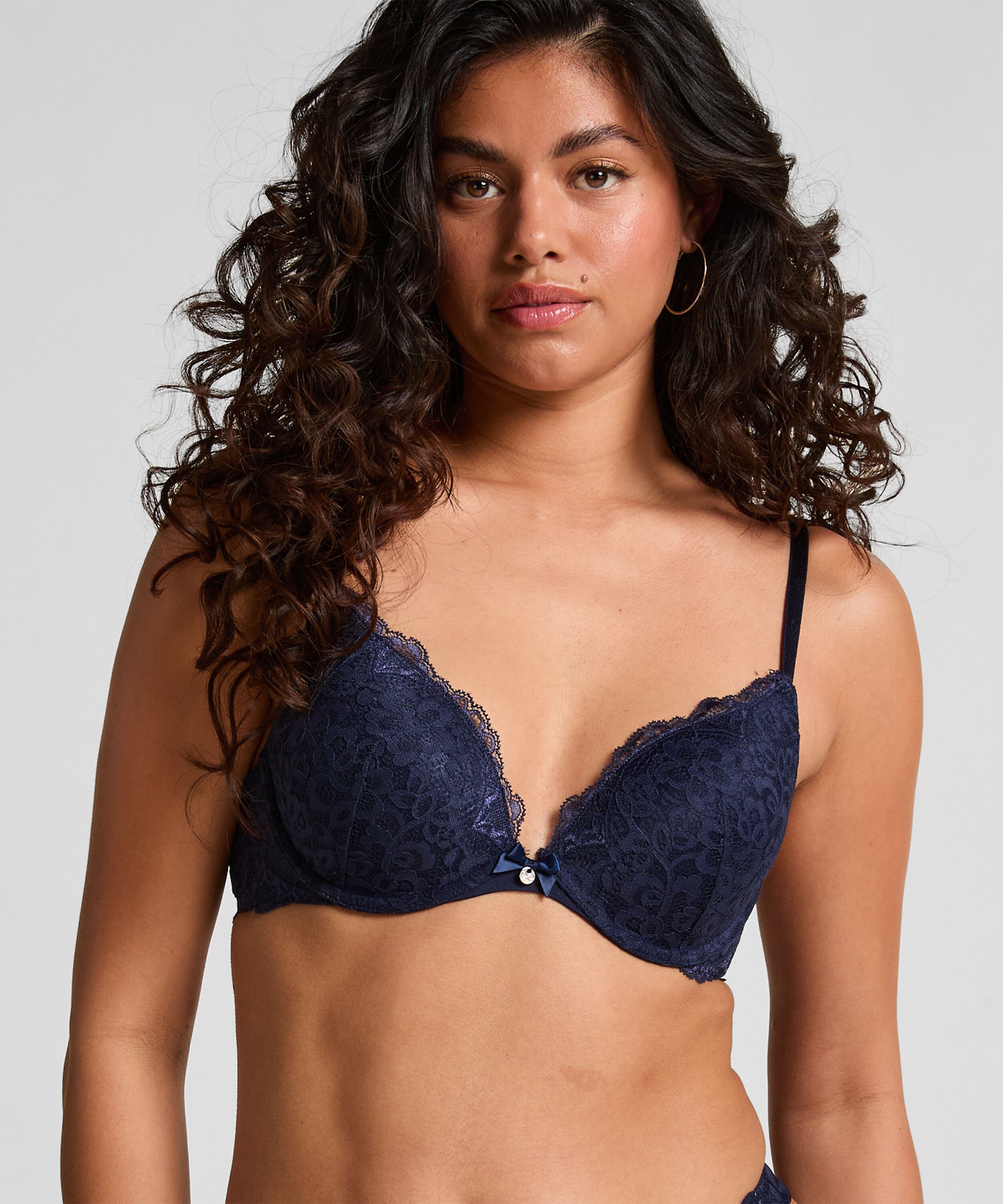 Soutien-gorge à armatures préformé push-up Marine, Bleu Soutien-gorge à armatures préformé push-up Marine, Bleu