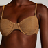 Bikini Oberteil Goldie Shimmer, Gelb