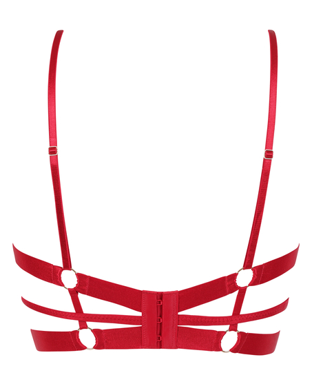 Unwattierter Bügel-BH Jacky, Rot