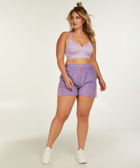 HKMX Short de sport, Violet