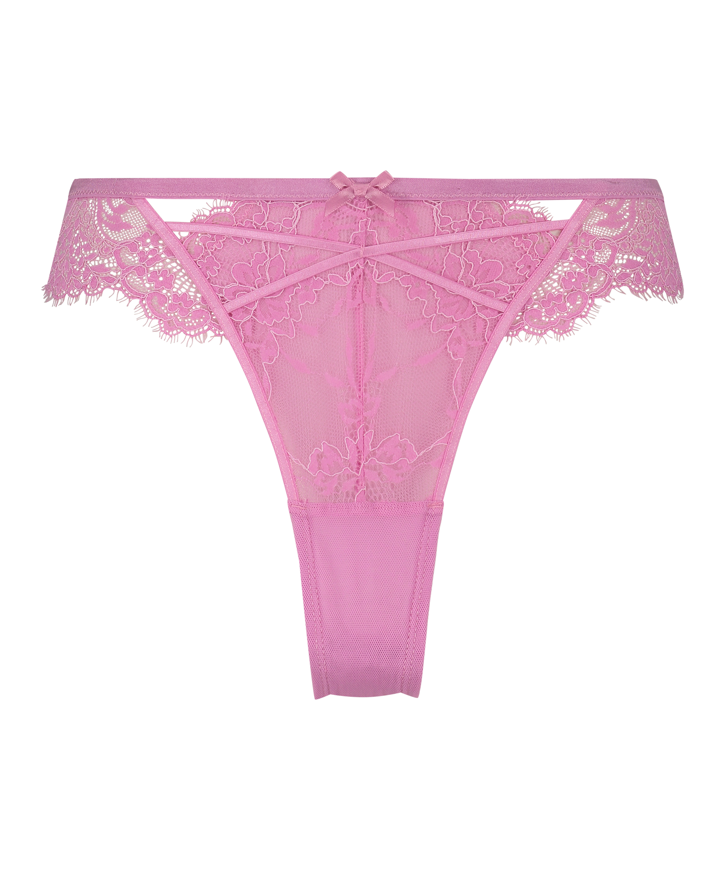 Slip brésilien Arabella, Rose, main