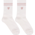 Chaussettes courtes en coton, Blanc