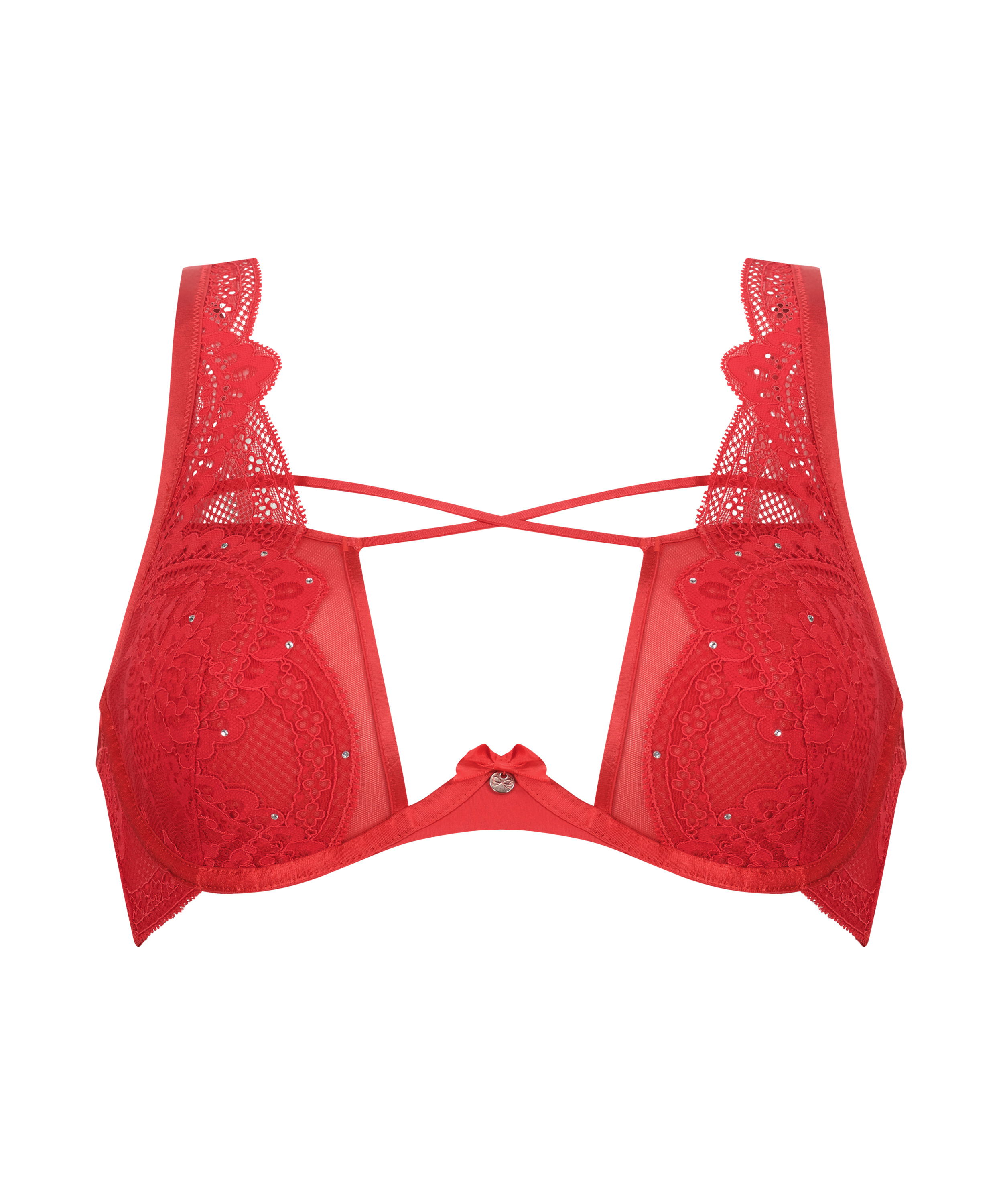 Soutien-gorge &agrave; armatures non-pr&eacute;form&eacute; Philomena, Rouge, main