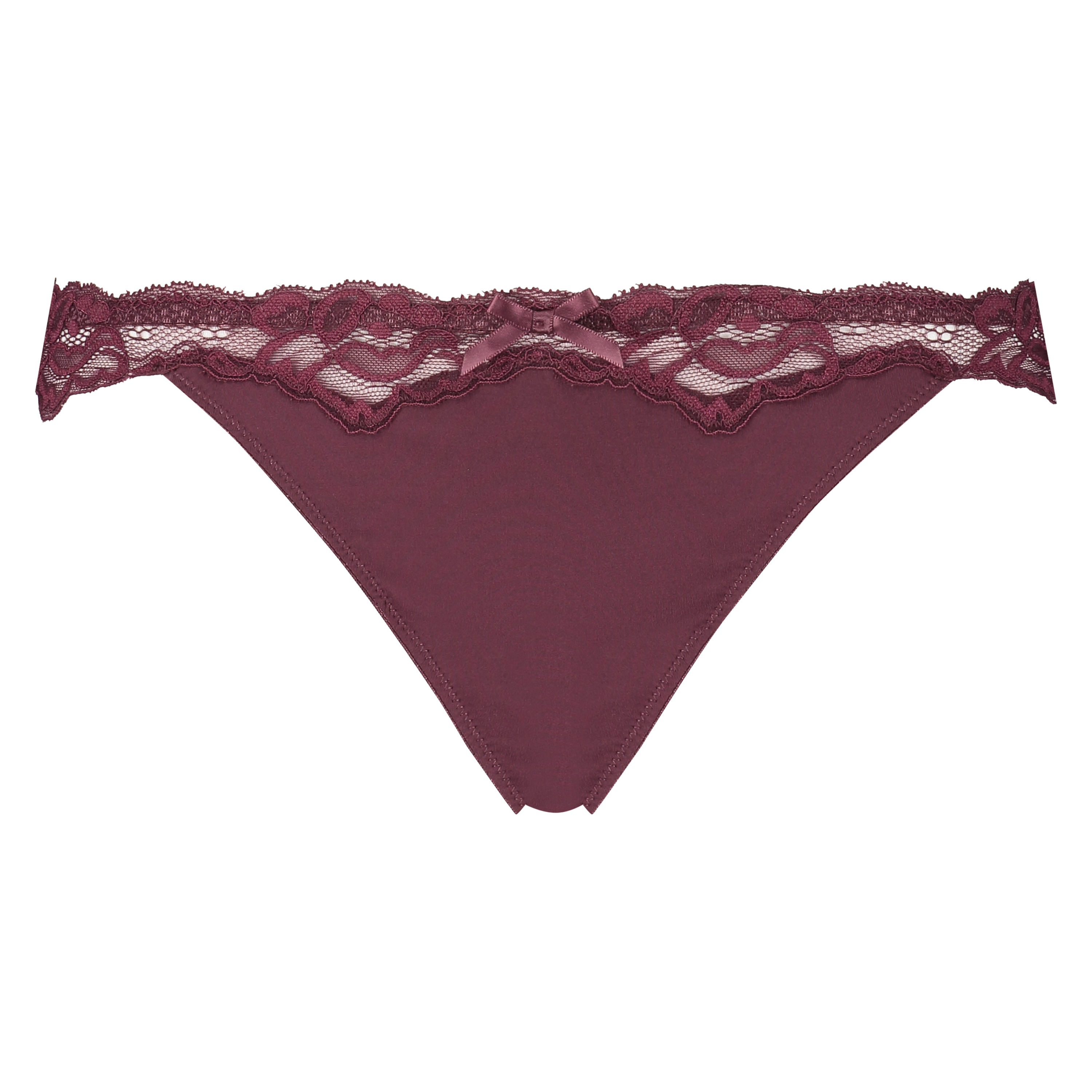 String mit Spitze Secret Lace, Rot, main