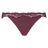 String mit Spitze Secret Lace, Rot