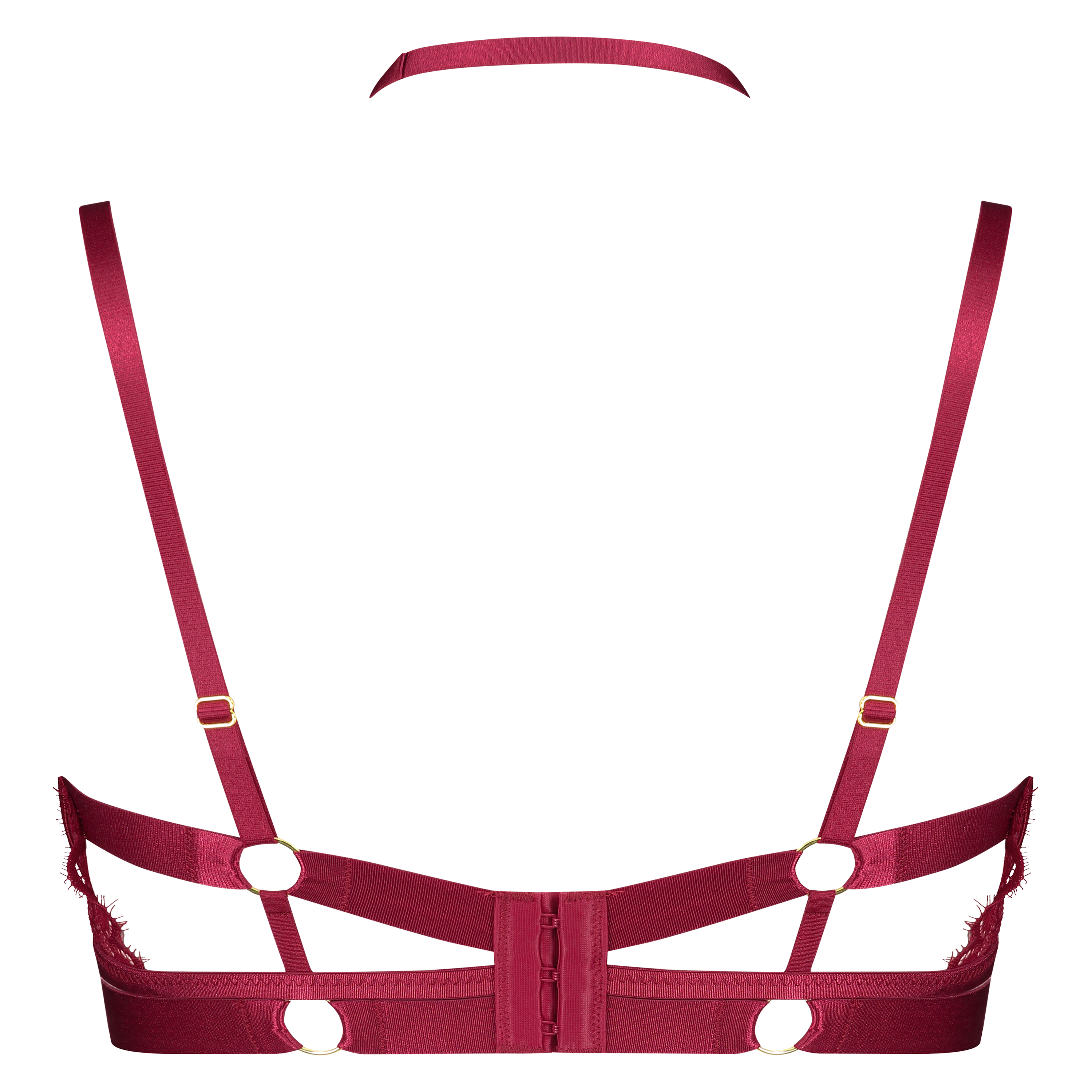Soutien-gorge à armatures non-préformé Jacky, Rouge, main