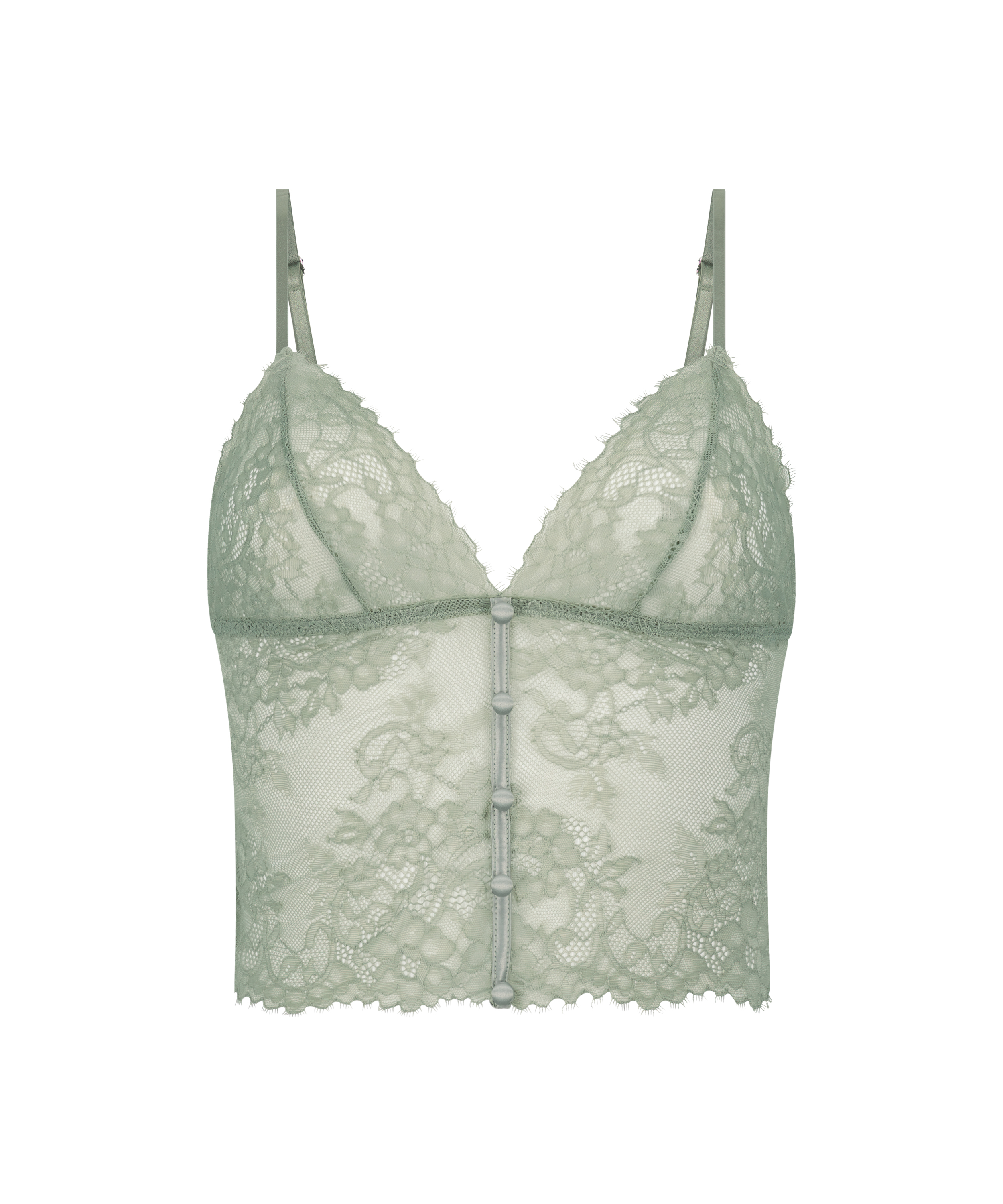 Bralette longiligne Bailey, Vert, main
