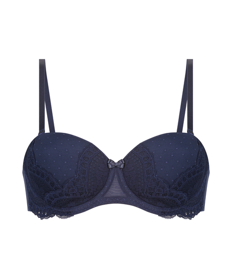 Soutien-gorge sans bretelles avec armatures préformé Tracey, Bleu