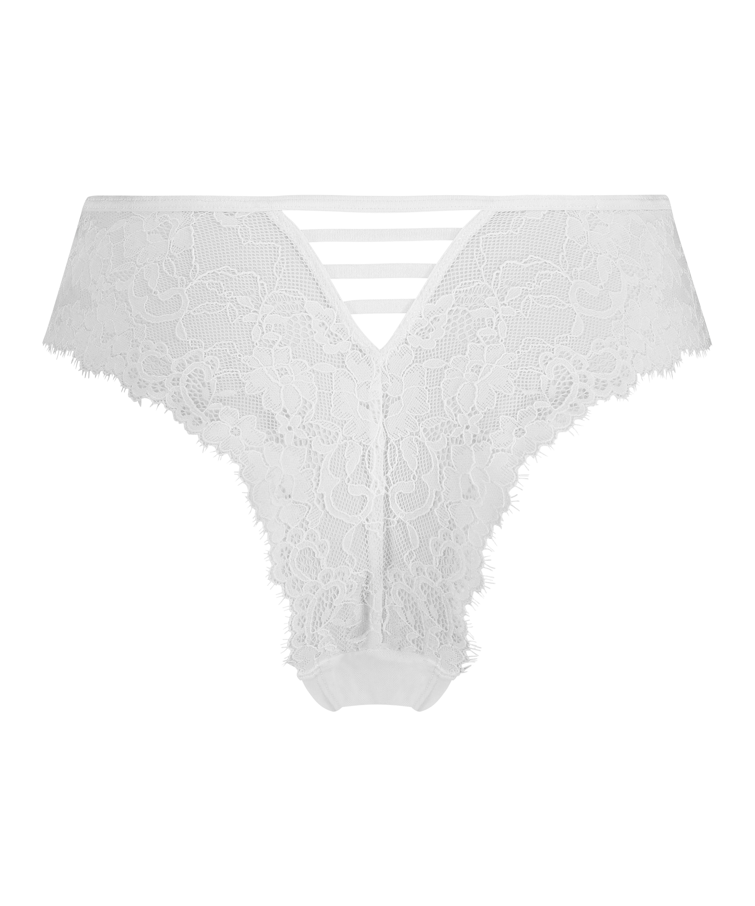 Slip br&eacute;silien Belleelle, Blanc, main