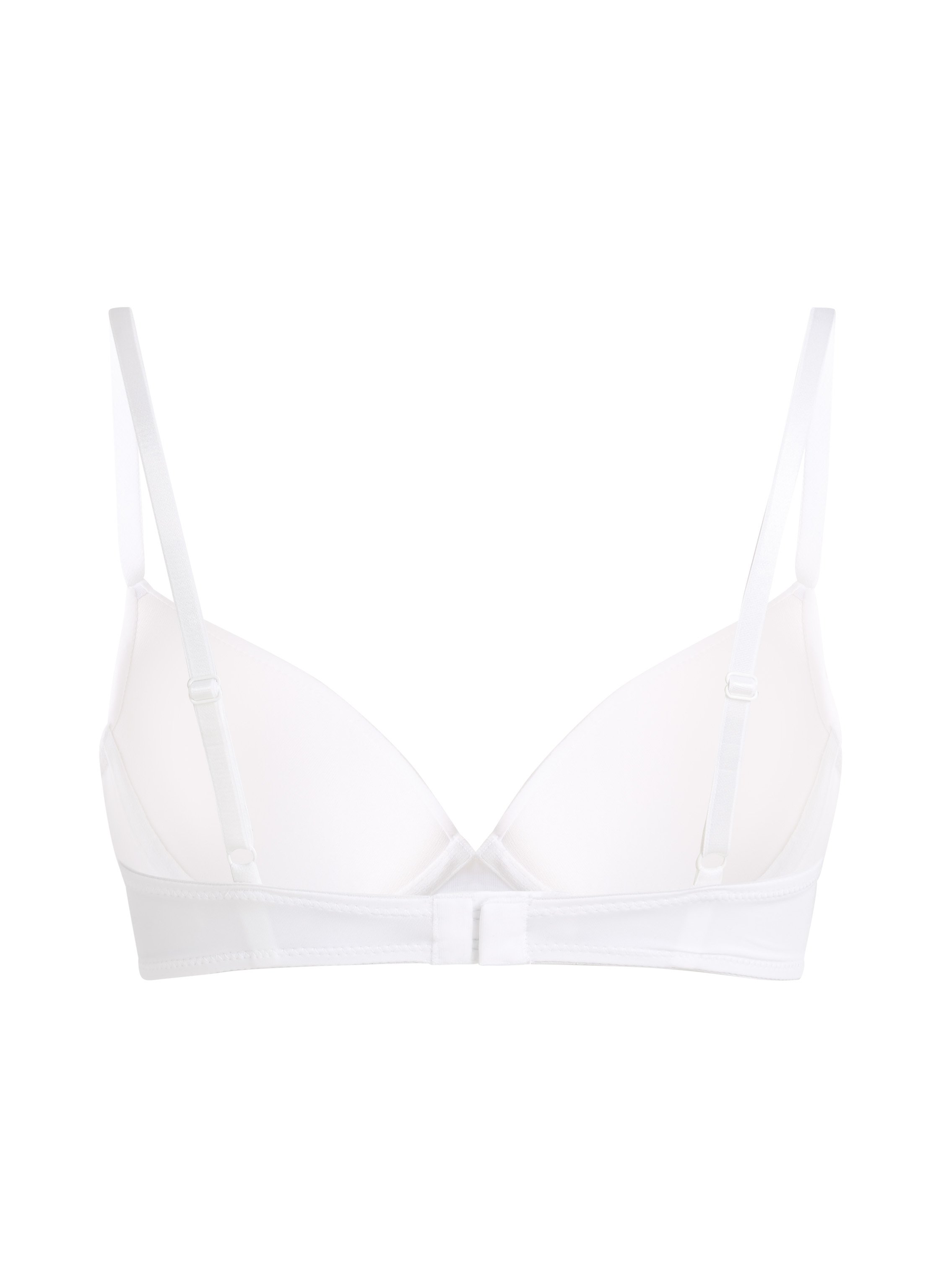 Soutien-gorge &agrave; armatures pr&eacute;form&eacute; Plunge, Blanc, main