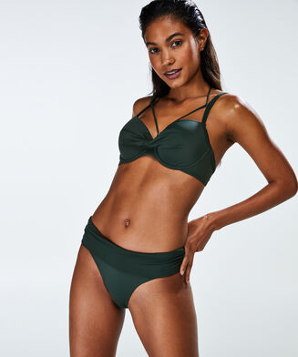 Foldover Bikinislip Sunset Dream, gr&uuml;n