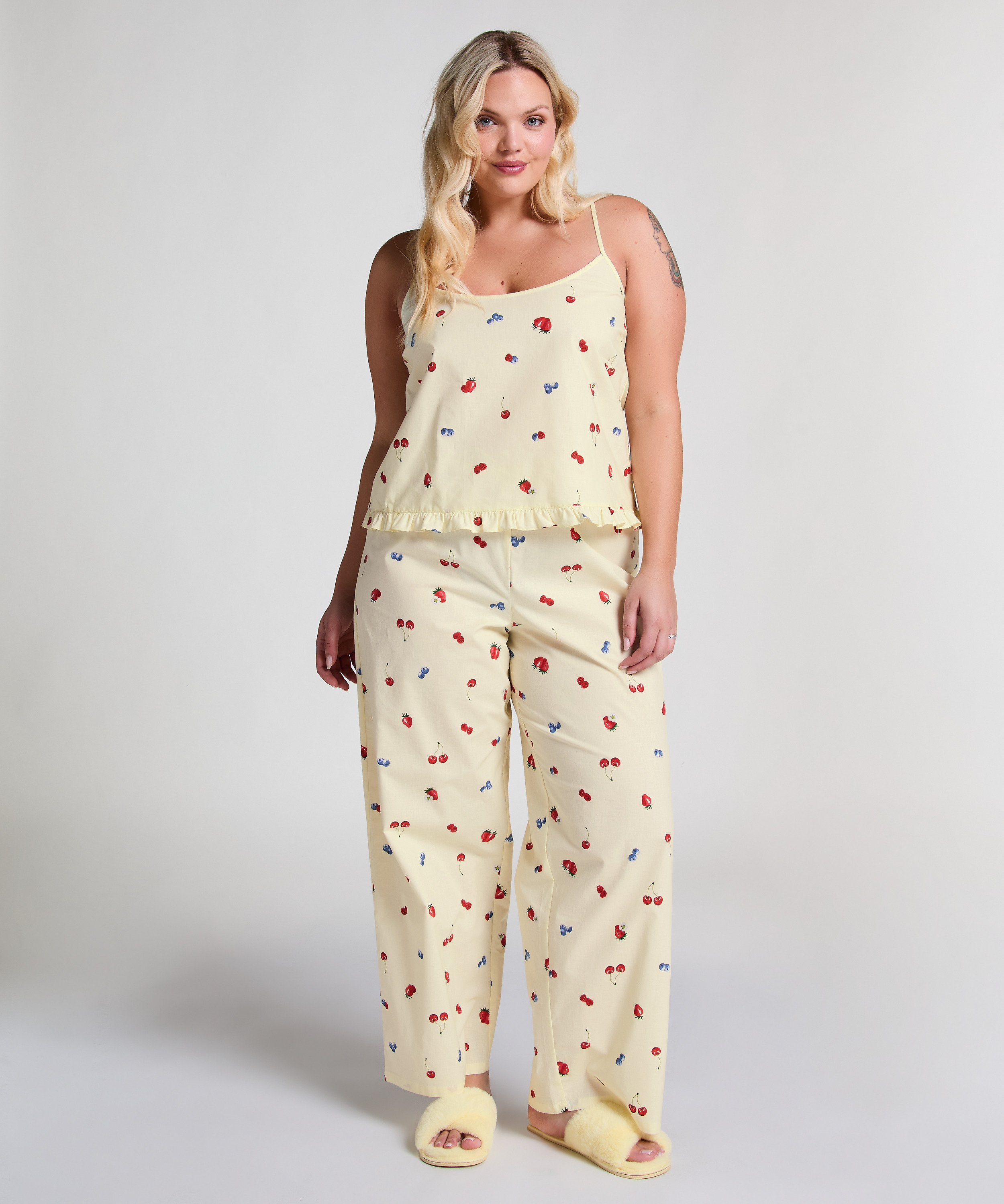 Gewebtes Cami, Gelb, main