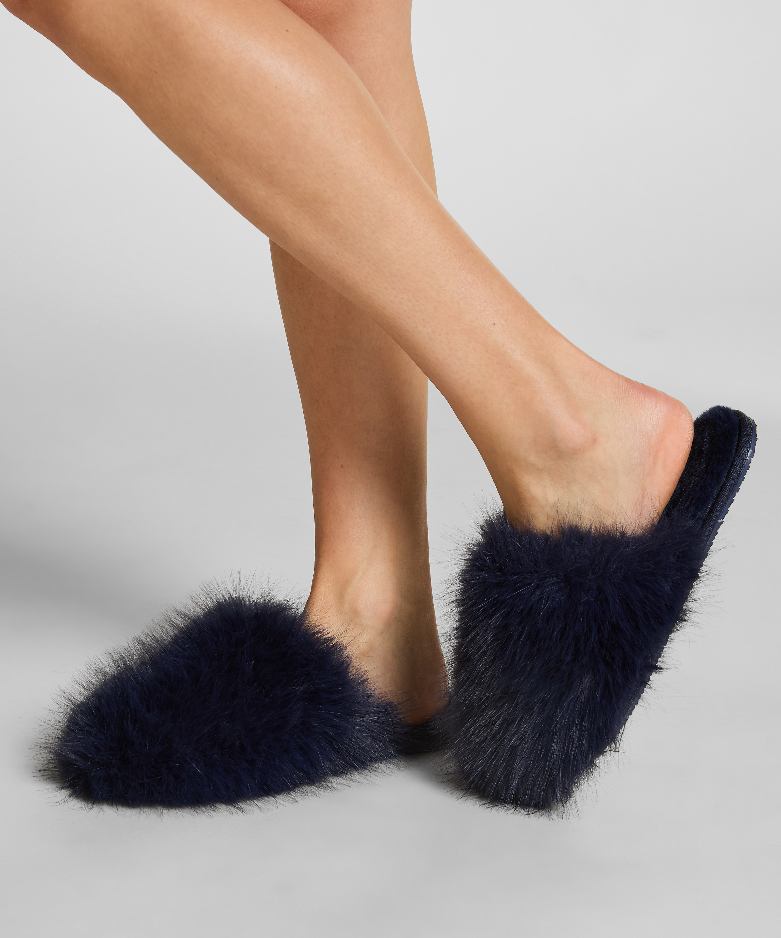 Hausschuhe Isabella, Blau, main