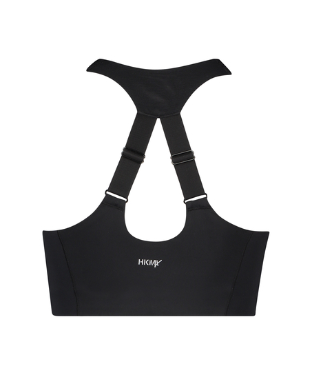 HKMX Soutien-gorge de sport The Pro Athlete Maintien niveau 3, Noir