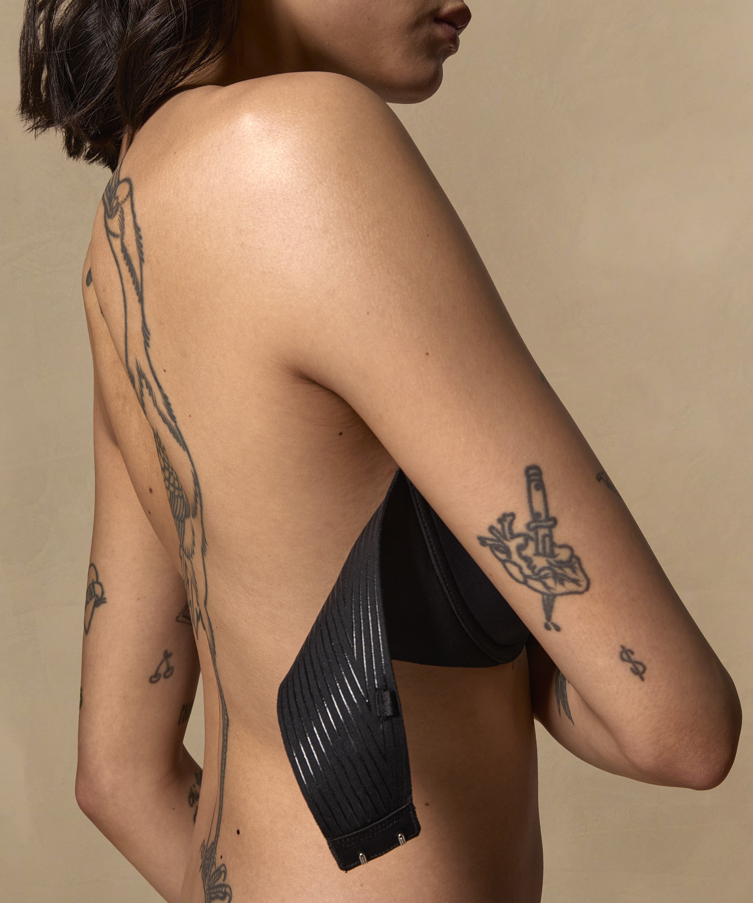 Vorgeformter trägerloser Bügel-BH Jane, Schwarz, main