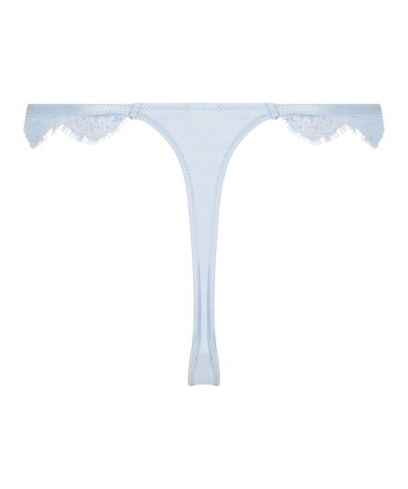 Hoch ausgeschnittener String Violet, Blau