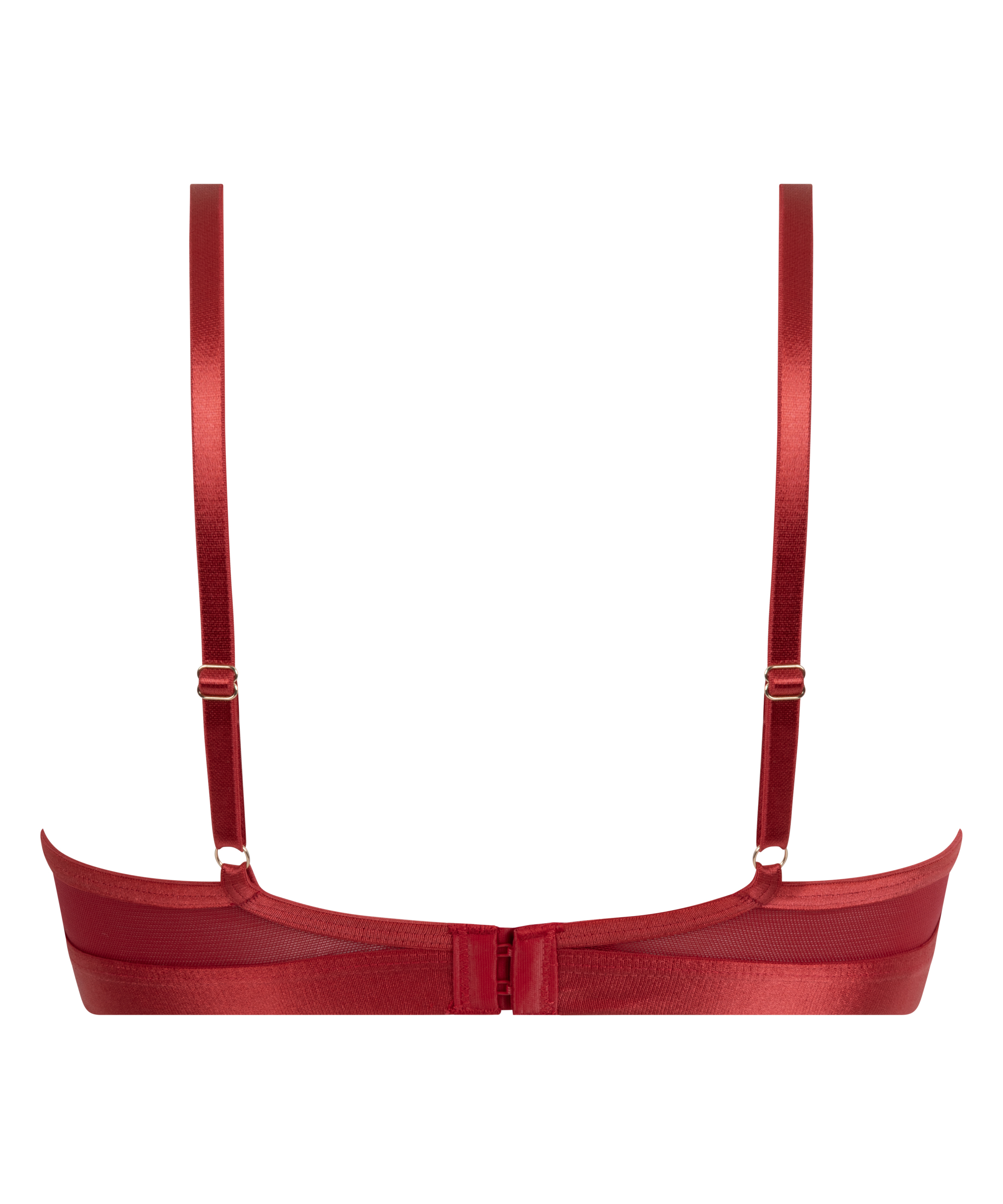 Unwattierter Bügel-BH Sable, Rot, main