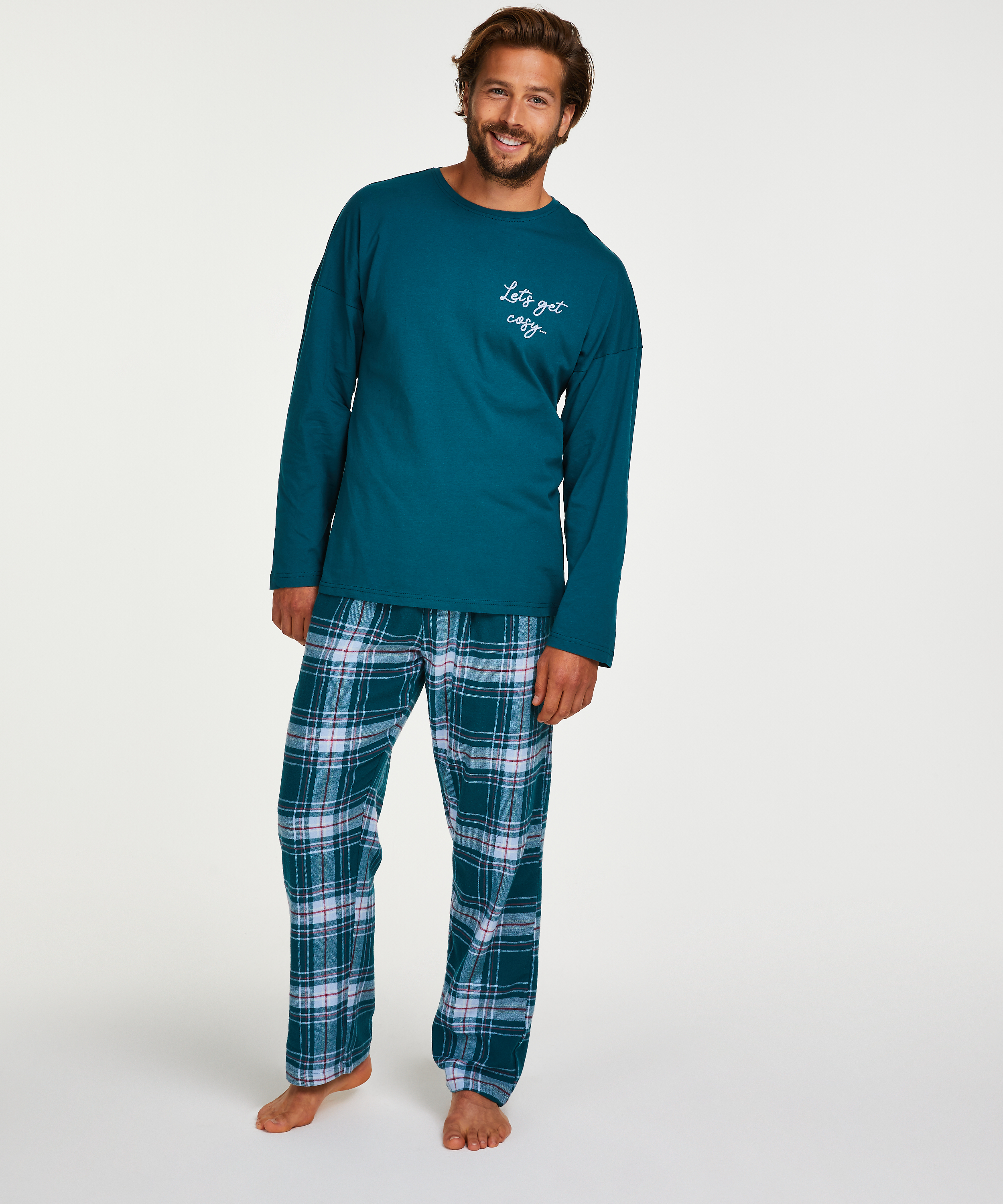 Ensemble pijama homme, Bleu, main