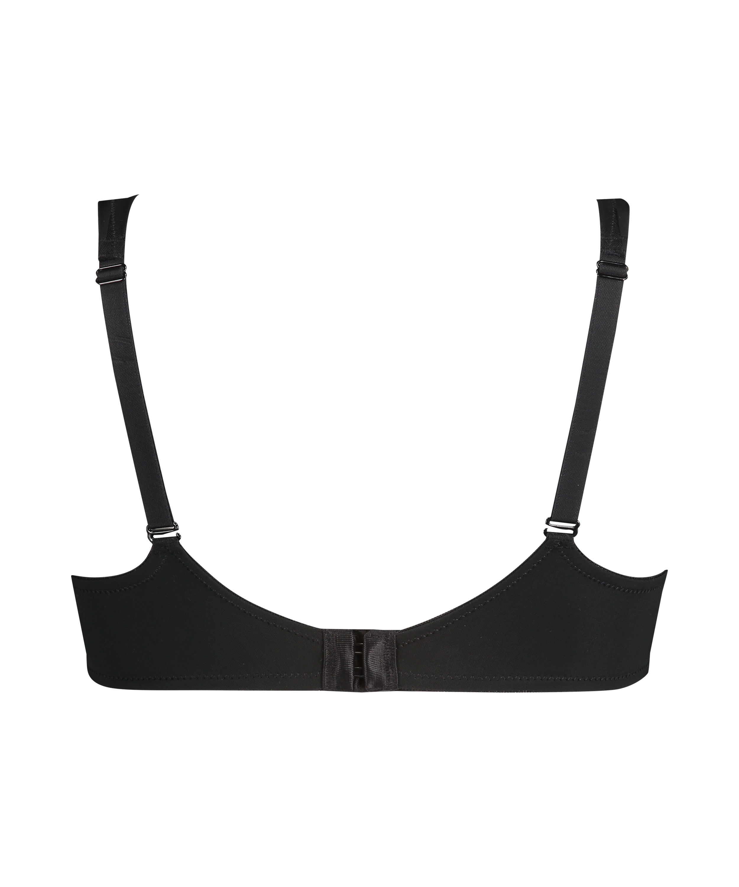 Soutien-gorge &agrave; armatures non-pr&eacute;form&eacute; en maille, Noir, main