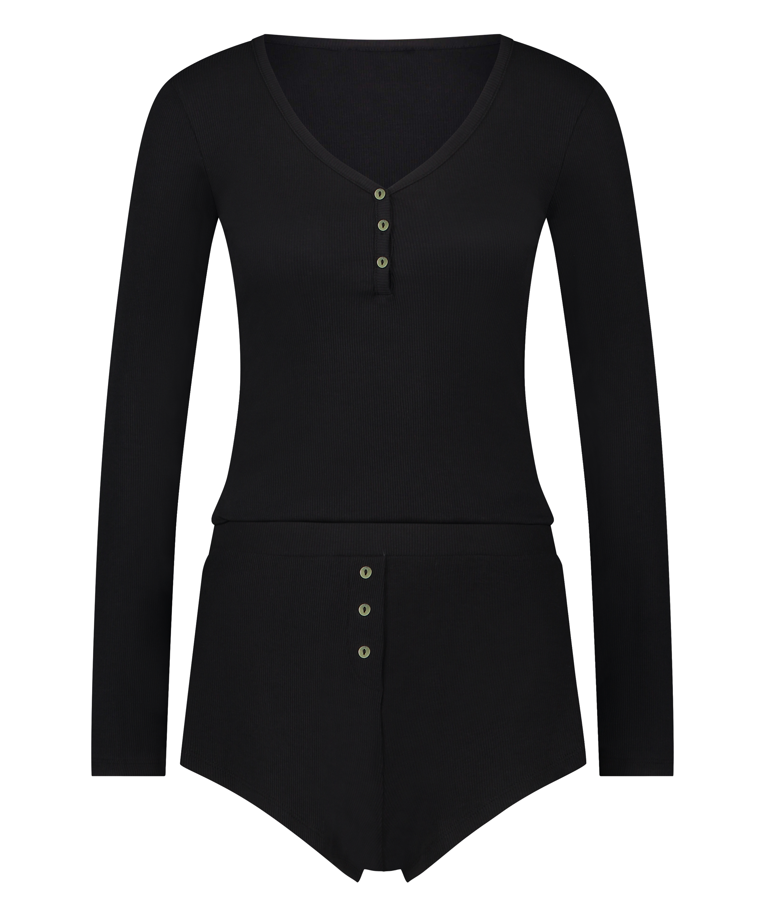 Ensemble de pyjama, Noir, main