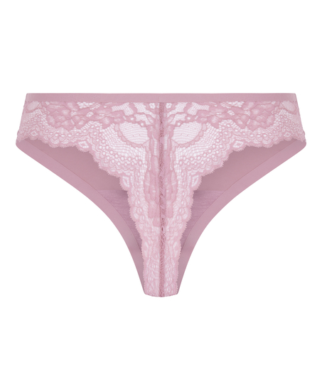 String Invisible Lace back, Rose