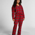 Pantalon de Pyjama Flanel, Rouge