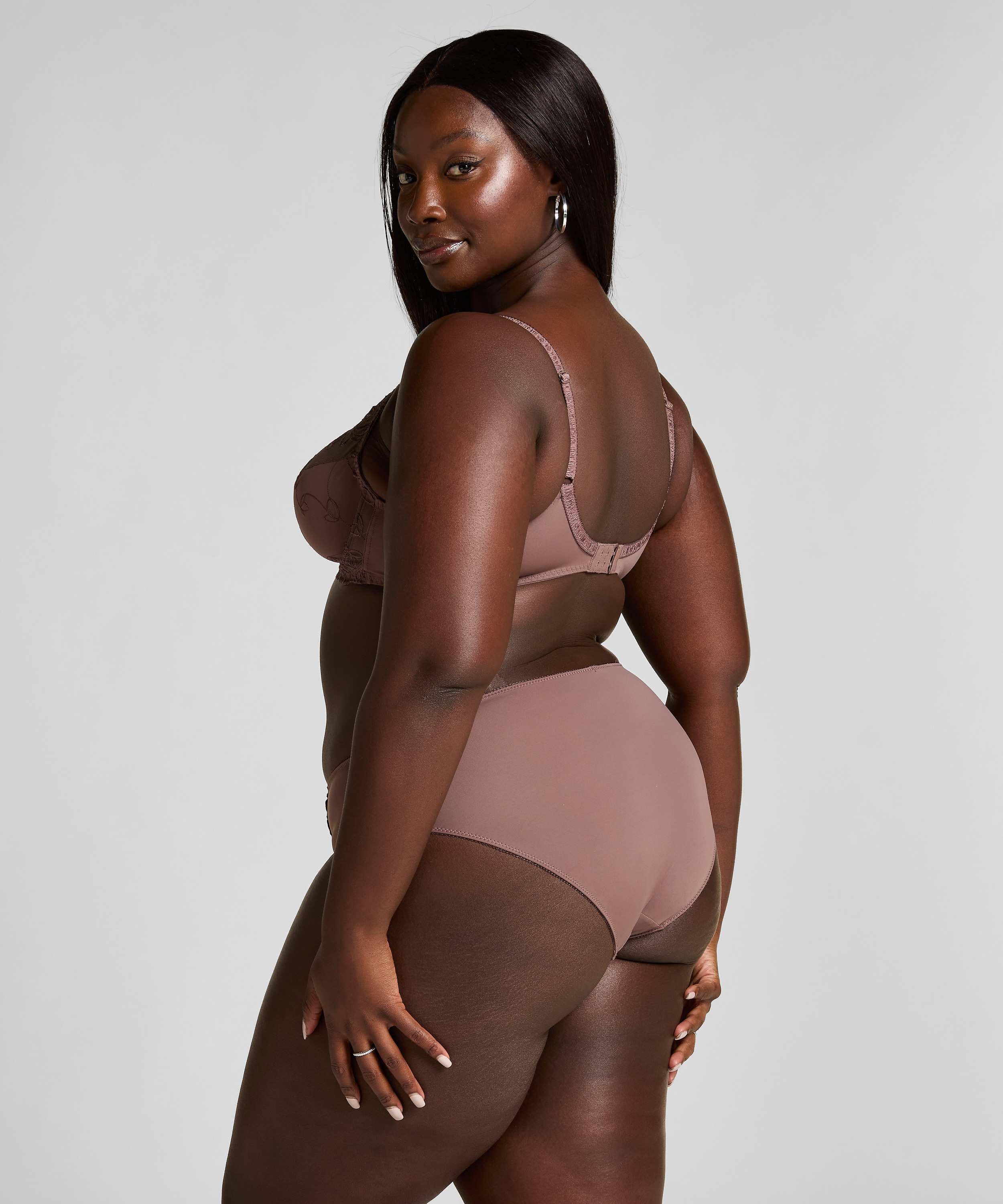 Soutien-gorge &agrave; armatures non-pr&eacute;form&eacute; Diva, Marron, main