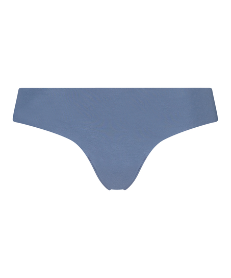 String invisible en coton, Bleu