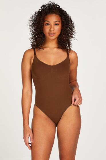 Image of Hunkemöller Nahtlos betonender Body mit hohem Beinausschnitt Rot
