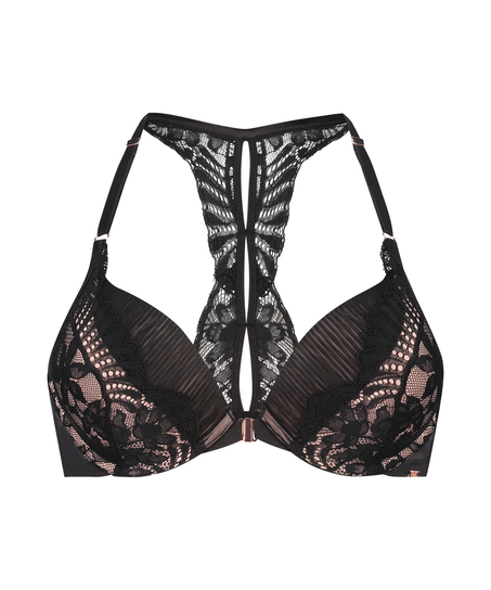Vorgeformter Push-up-Bügel-BH Antonia, Schwarz