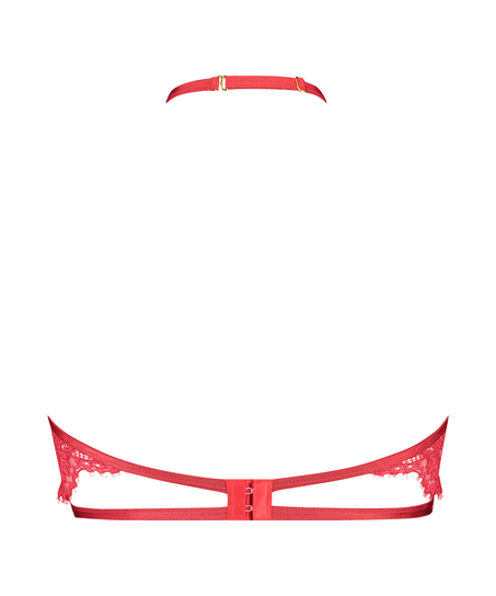 Soutien-gorge à armatures non-préformé col licou Eve, Rouge