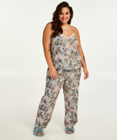 Pantalon de pyjama woven tapered, Gris