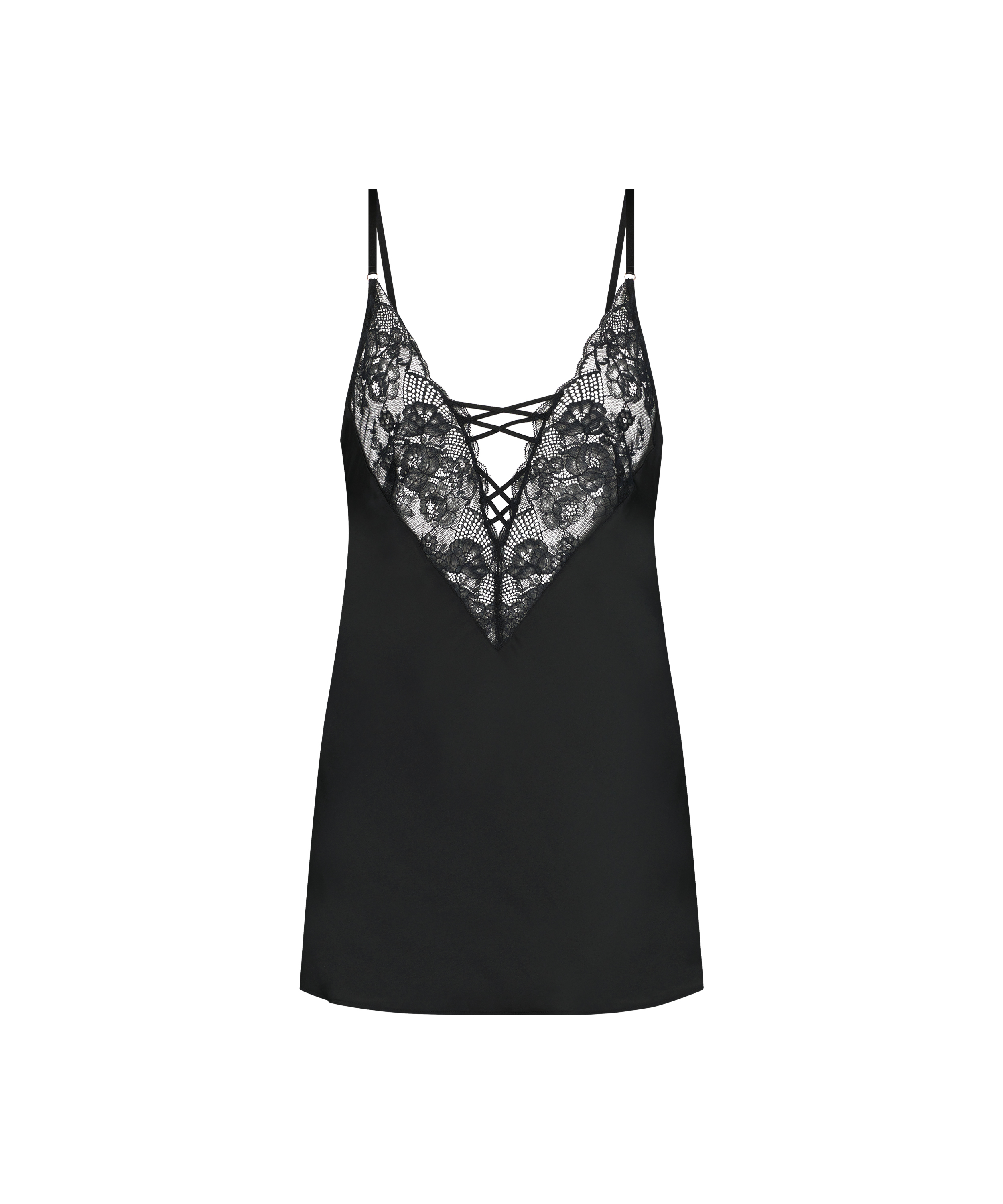 Slipdress Kaely, Schwarz, main