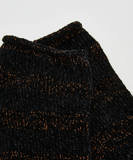 Hohe Socken, Schwarz