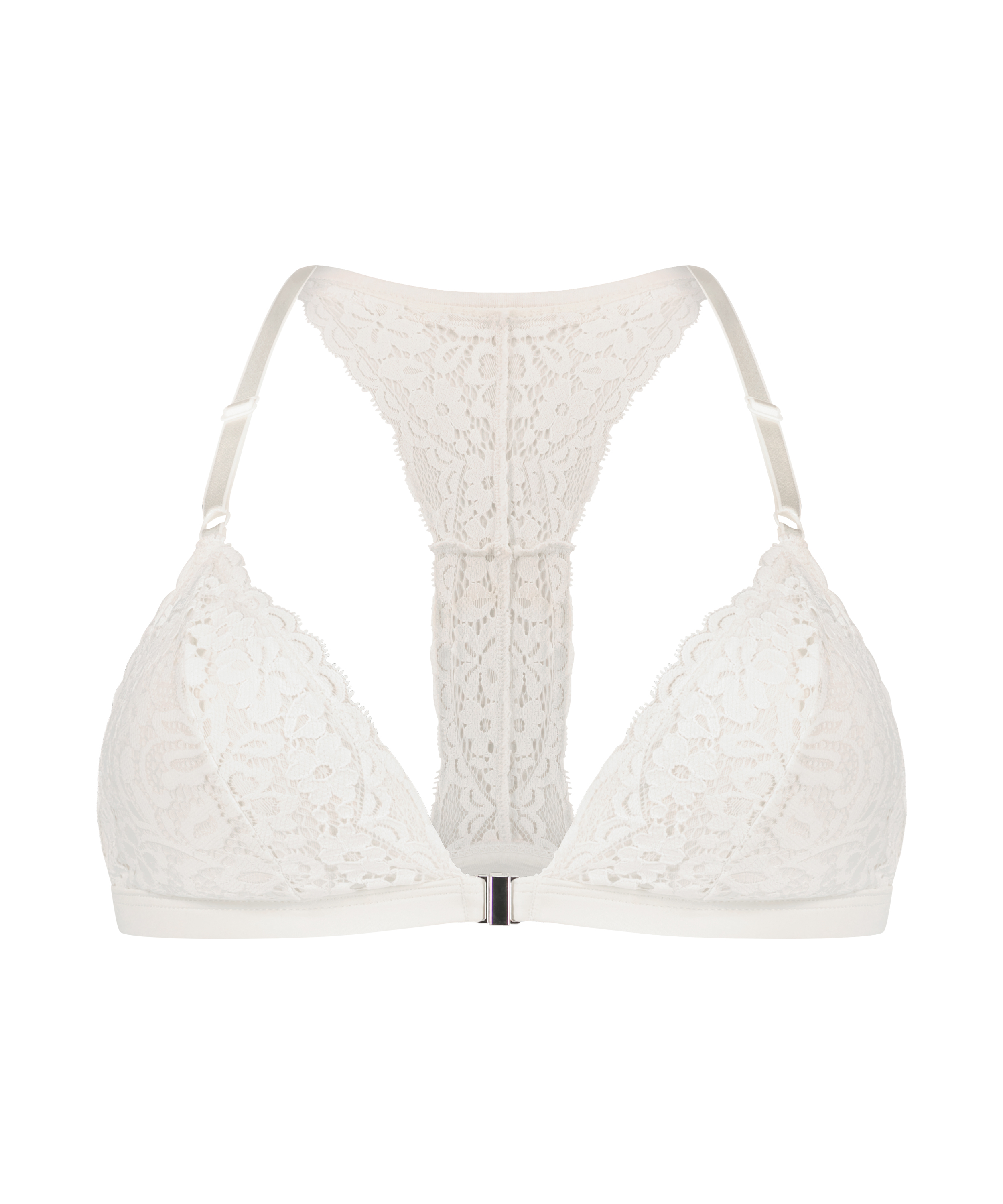Vorgeformter Triangel-Bralette Rose, Wei&szlig;, main