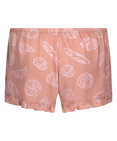 Short de pijama, Beige
