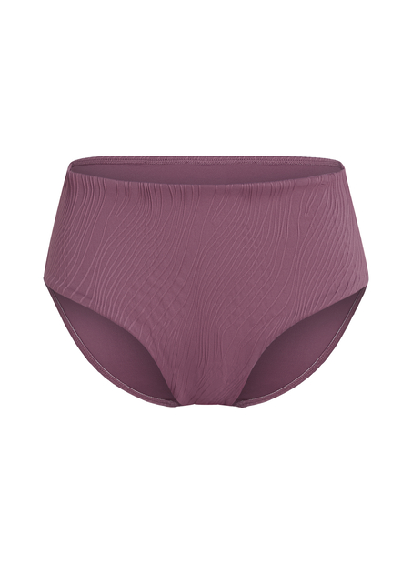 Bas de bikini Rio taille haute, Violet