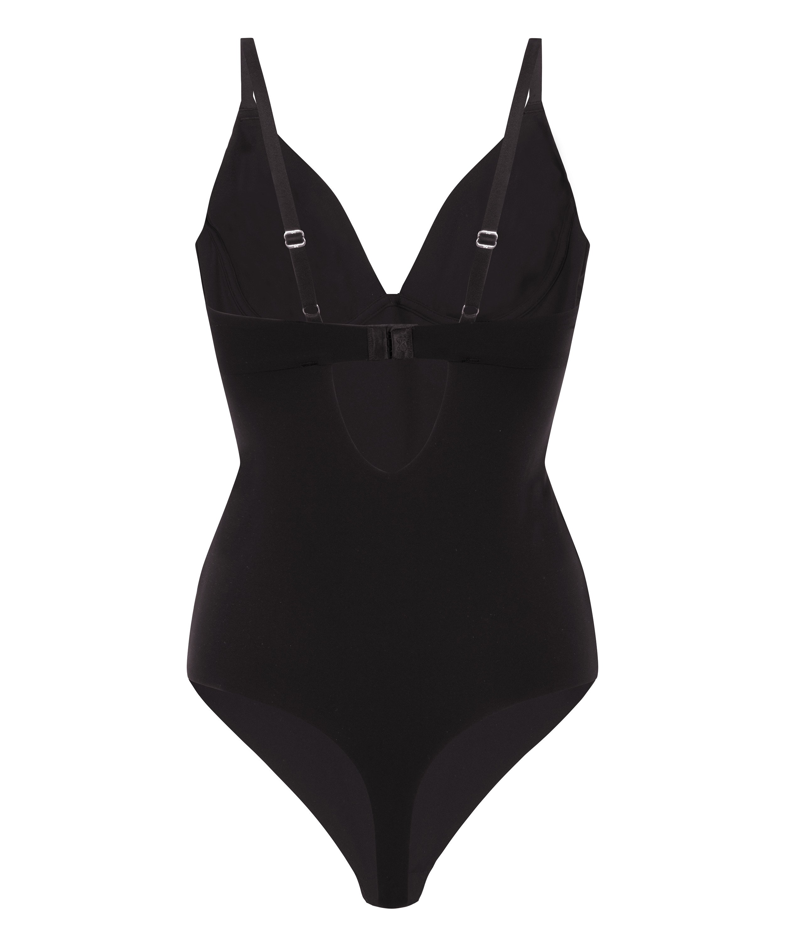 Body lisse et non rembourré, Noir, main