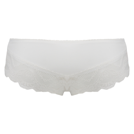 Slip brésilien micro Lacey, Blanc
