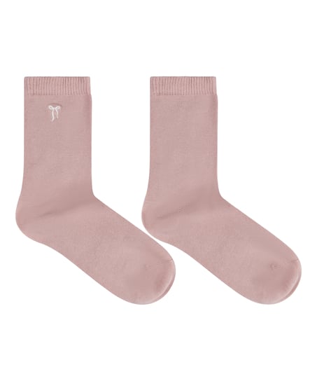 Crew-Socken aus Modal, Rose
