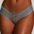 Slip br&eacute;silien V-shape mesh, Bleu