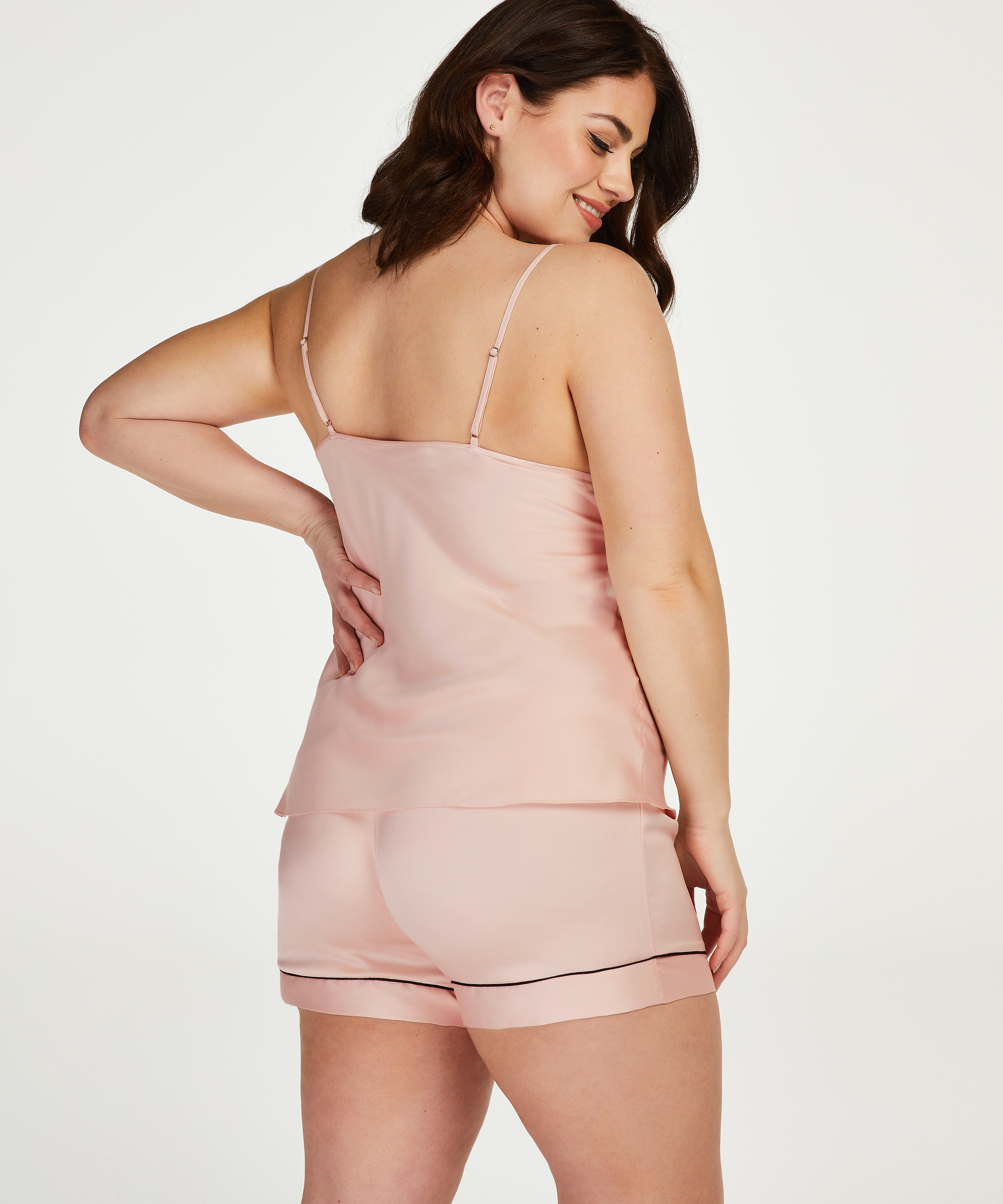 Satin-Top Bow, Rose, main