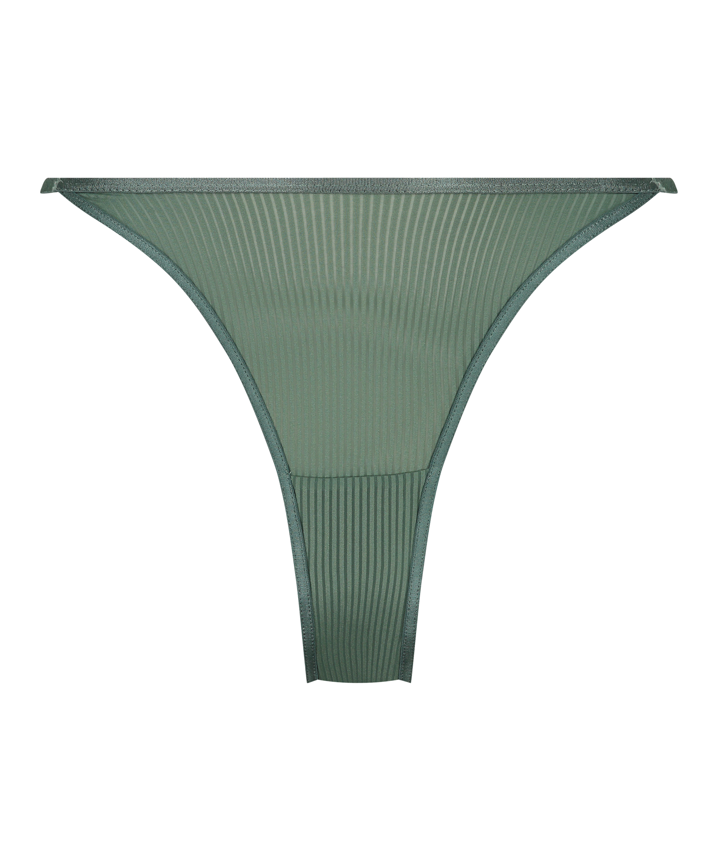 Slip brésilien jambes hautes Kaiden, Vert, main