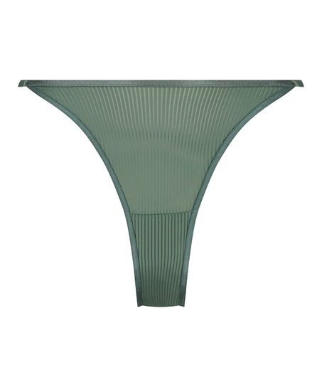 Slip brésilien jambes hautes Kaiden, Vert